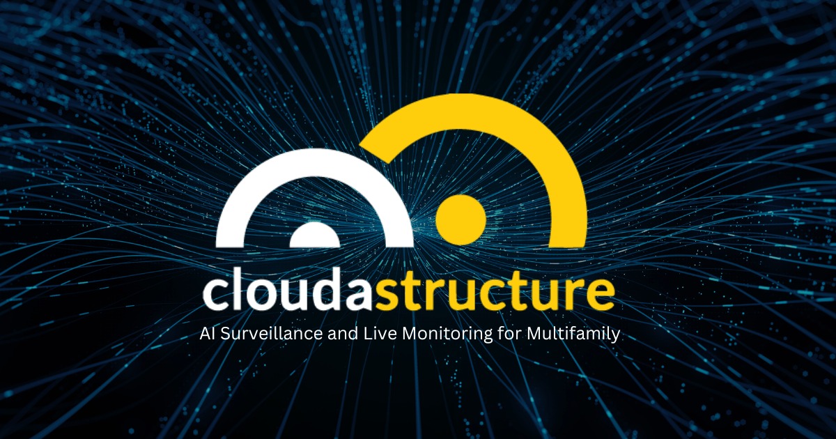 Cloudastructure official company identity artwork. Identifies the supplier; it is not a photograph of the new powered enclosure.