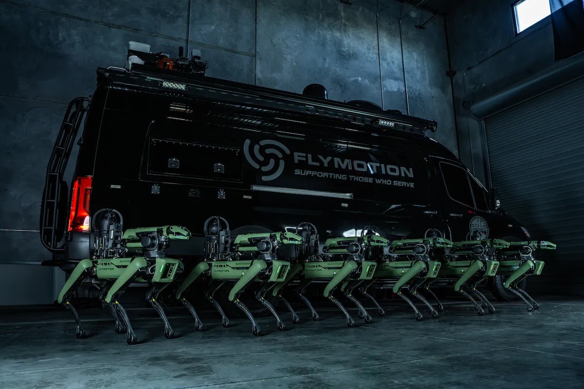 FLYMOTION’s source photograph accompanying its six-system delivery announcement. The customer is not independently identified in this analysis.