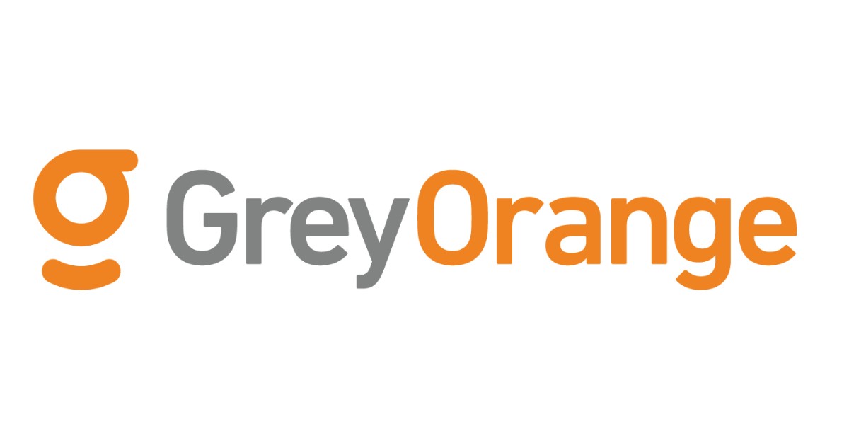 GreyOrange official identity artwork. Identifies the acquiring company; not a demonstration of the combined retail system.