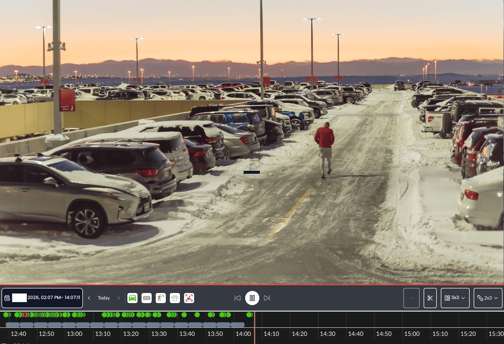 Reconview’s original Sparix Ai live-view interface screenshot. Supplier demonstration imagery; it does not verify latency or recording continuity under all network conditions.
