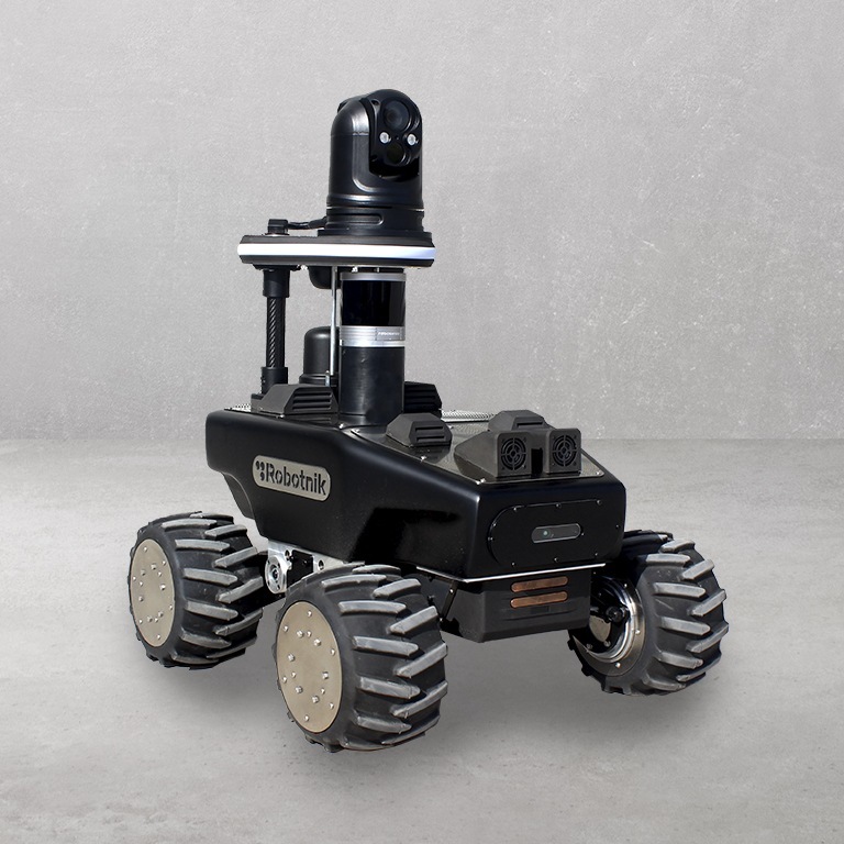 Robotnik’s RB-WATCHER product photograph, published before the October 29 showcase. Context image of the listed platform, not a photograph taken at the Mainz event.