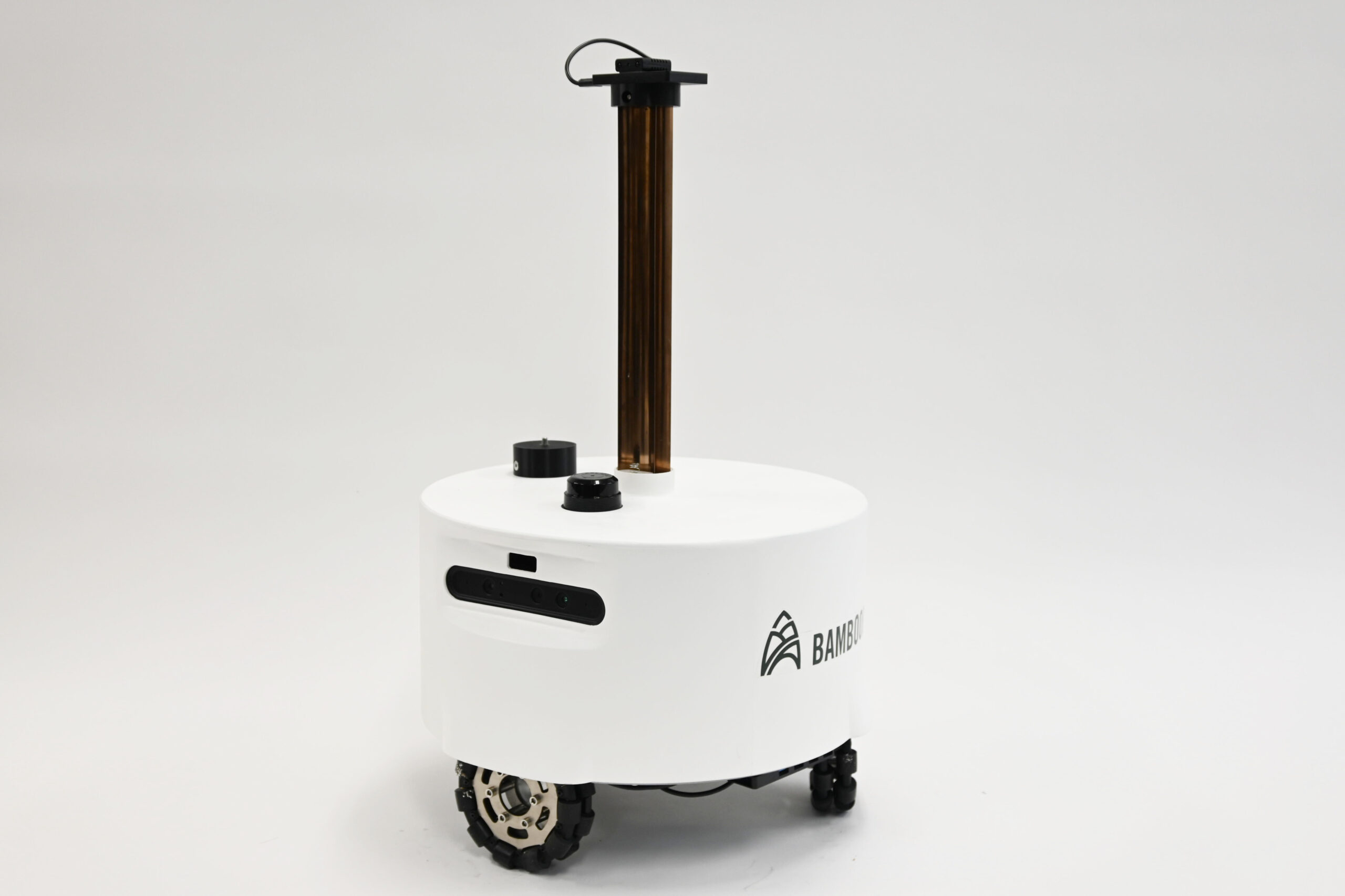 RoboSapiens product-page photograph of BambooBot, used as inspection-robot context. The archived photograph does not depict the planned Eltes collaboration or a completed joint trial.