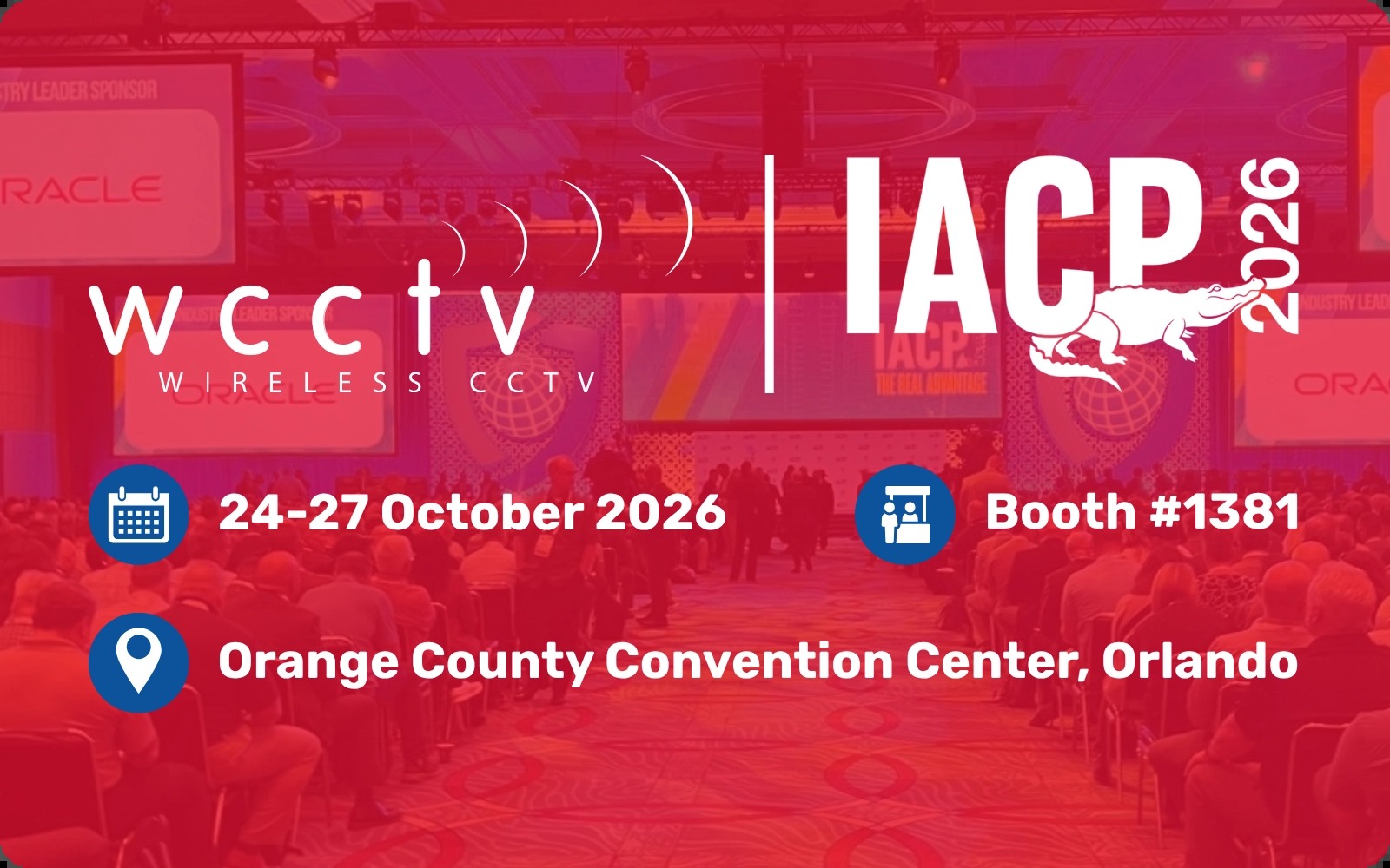 WCCTV source image accompanying its IACP event preview. The article distinguishes planned demonstrations from completed operational results.